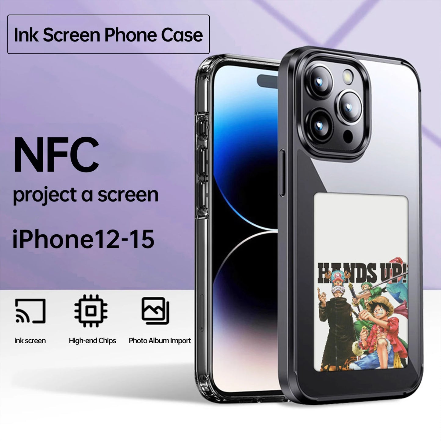 Customizable E-ink Screen Photo Phone Case